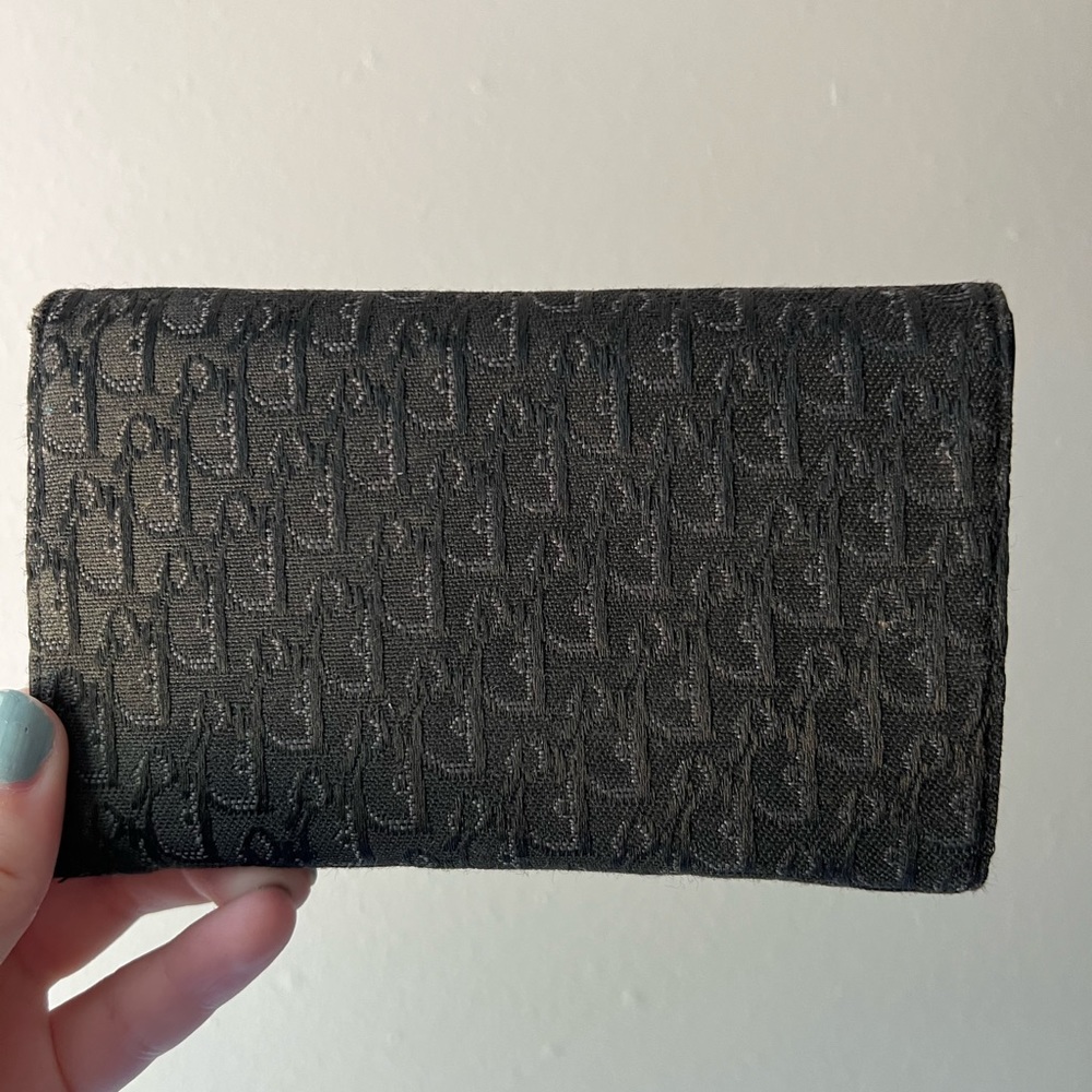 Vintage black “DIOR” logo Christian Dior wallet - Picture 2 of 8